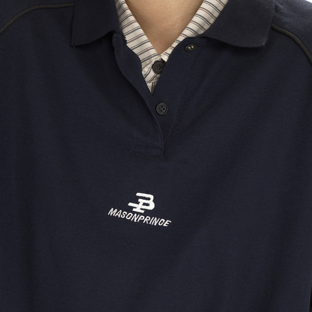 Knit retro polo - Longsleeves