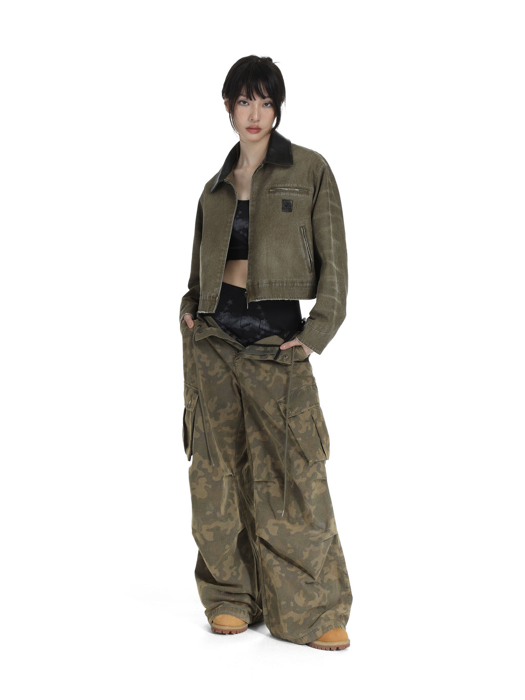 Camouflage Parachute Pants