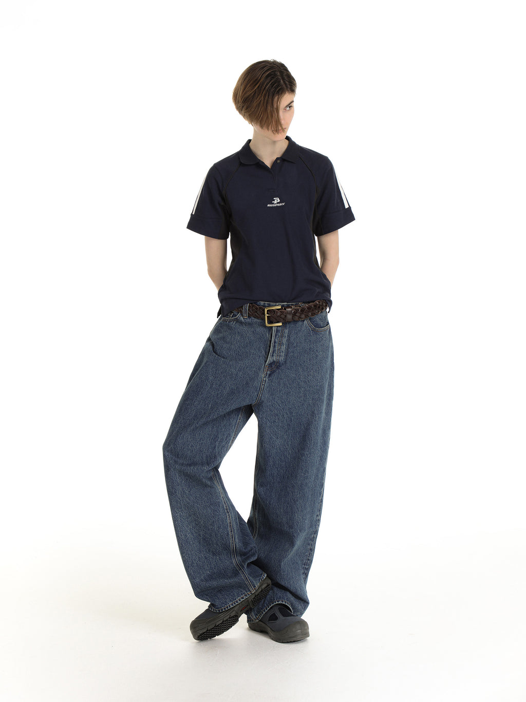 Knit retro polo - Shortsleeves