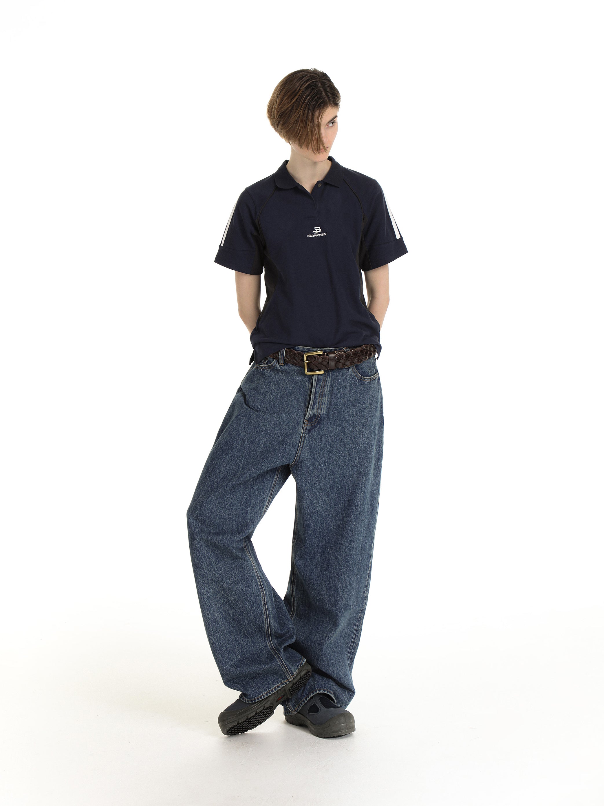 Knit retro polo - Shortsleeves