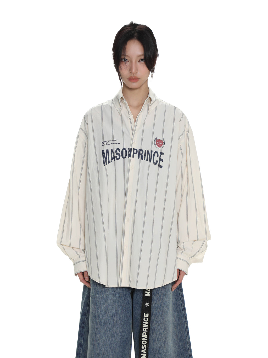 Retro striped shirt - Off White