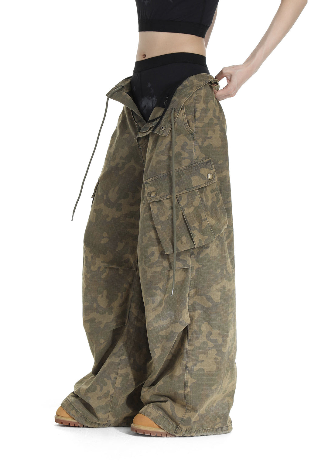 Camouflage Parachute Pants