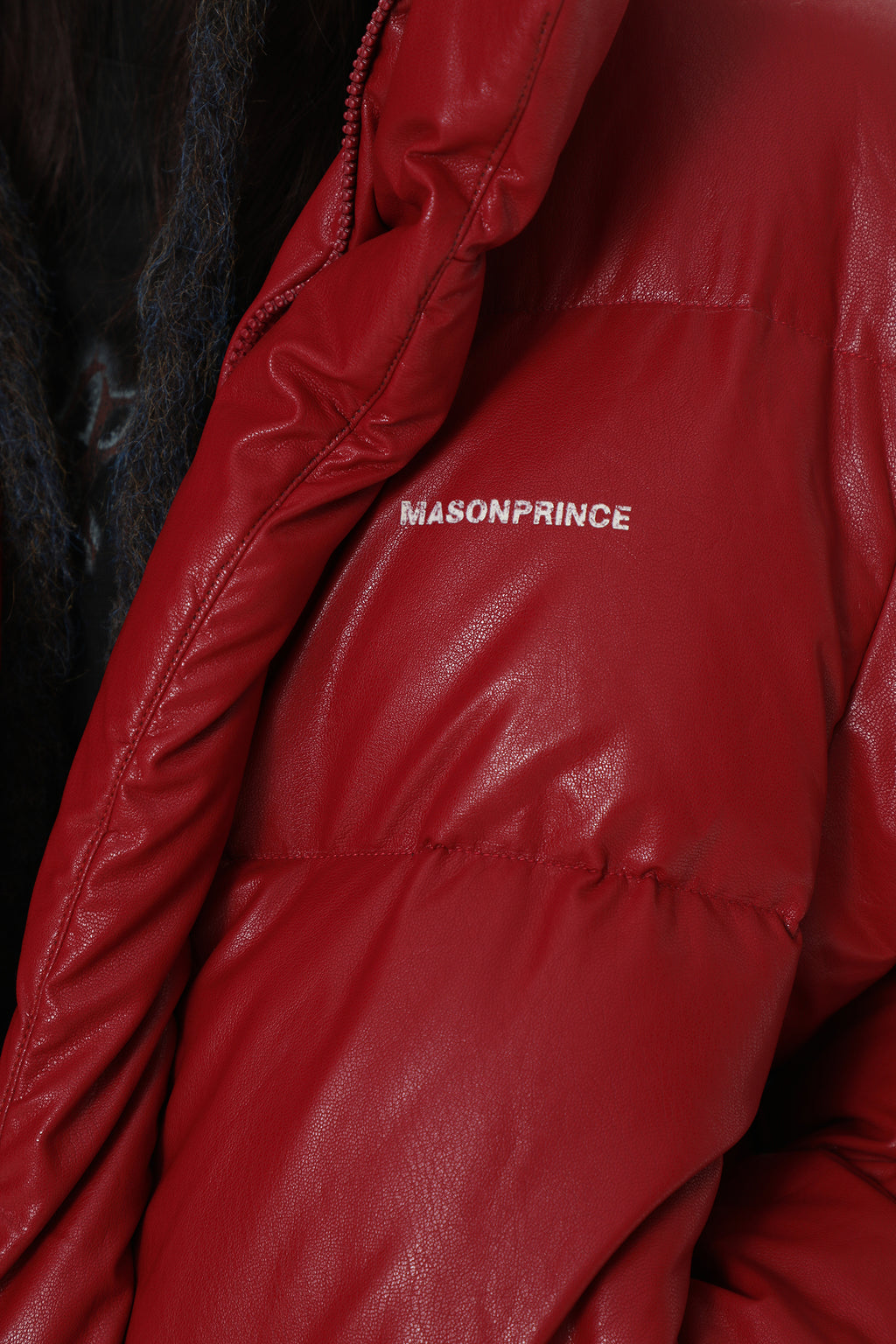 Short puffer jacket - Red