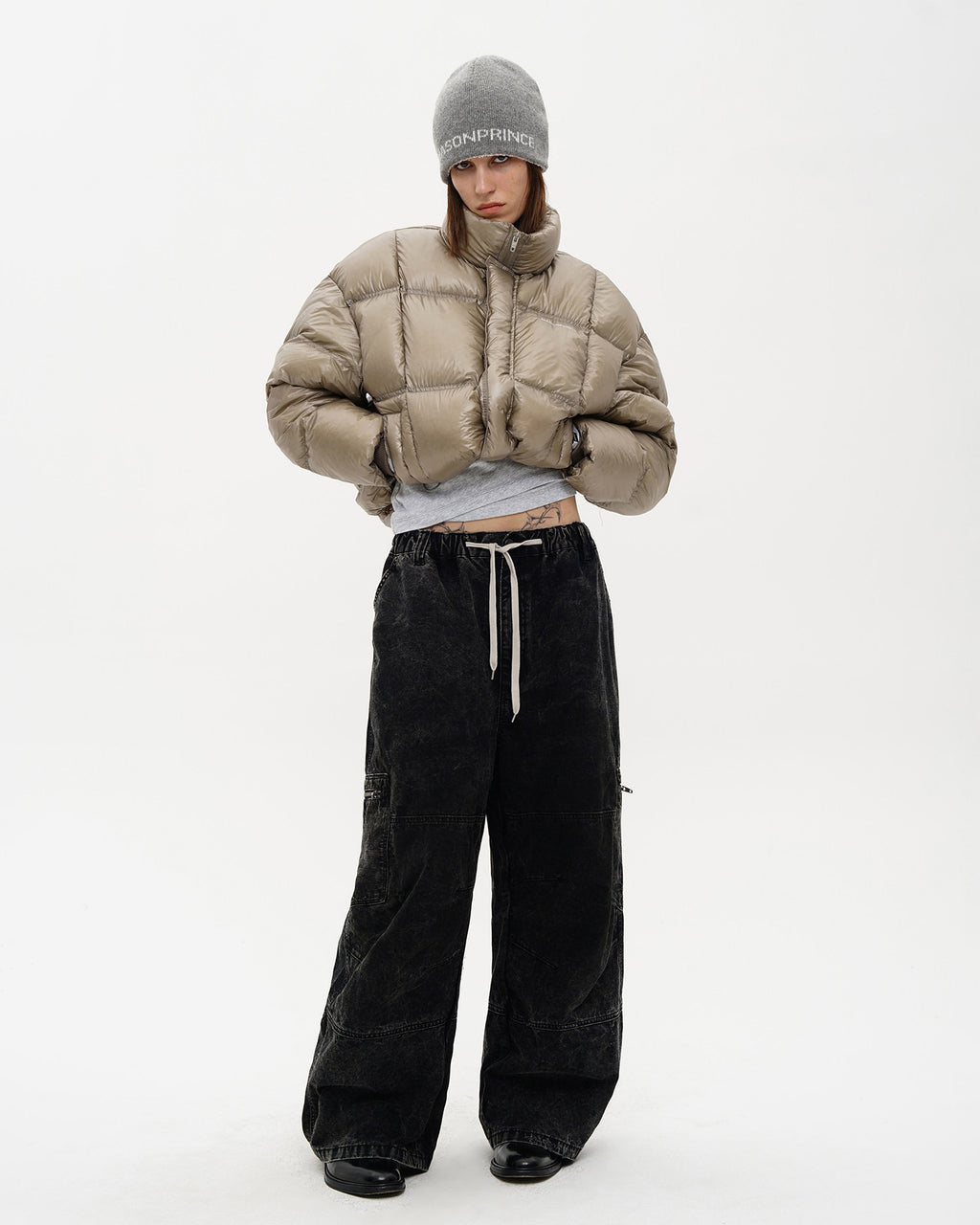 Washed Utility Cargo Pants