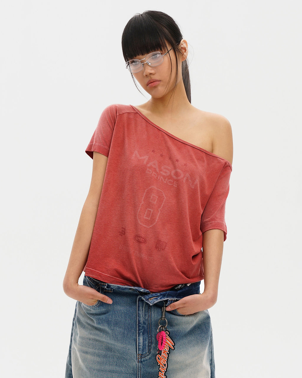League Washed Oversize Tee-Shirt