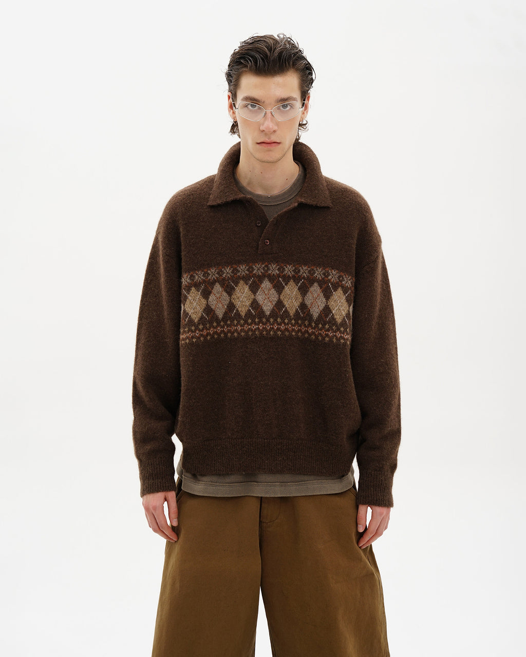 Argyle Isle Polo Knit