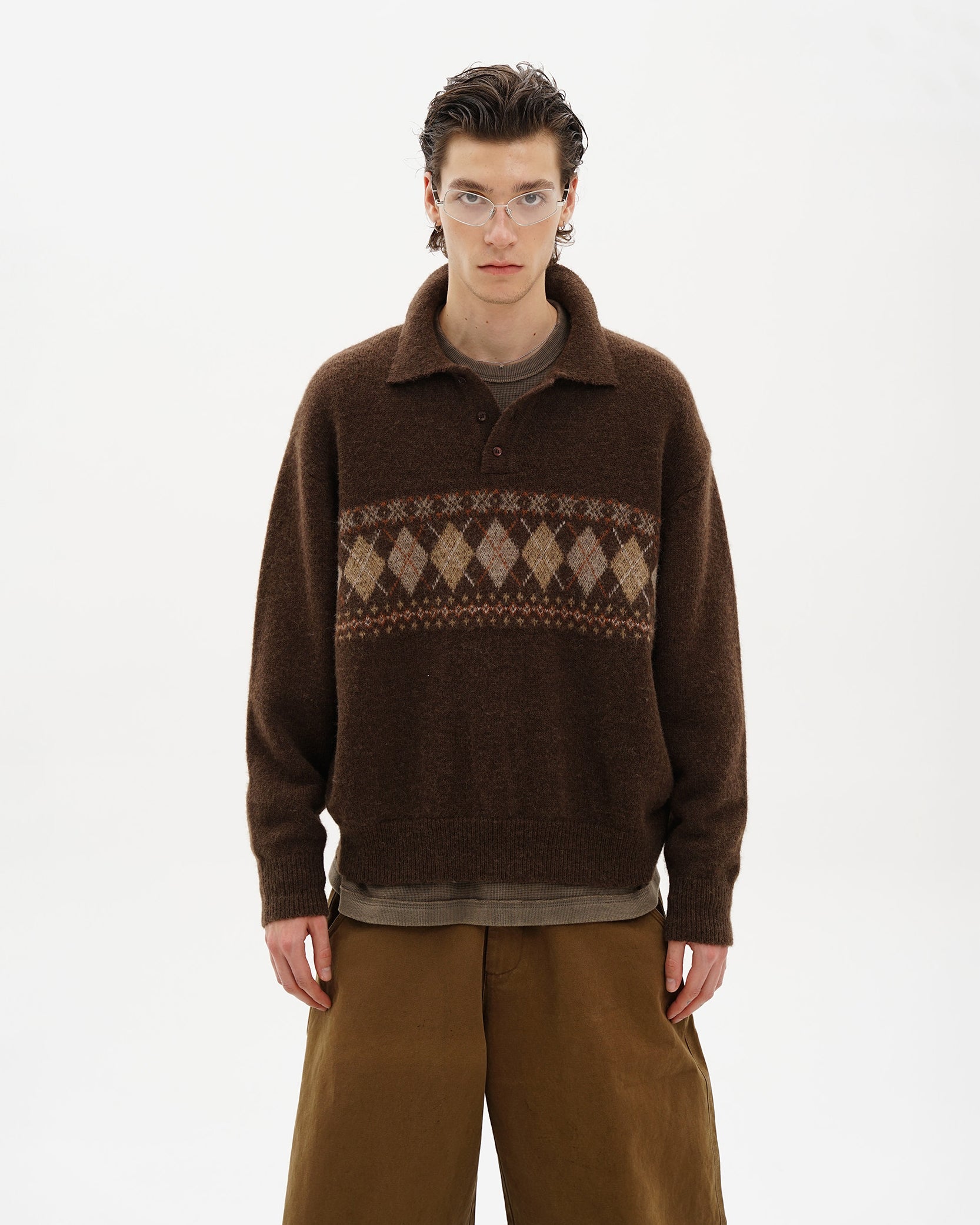 Argyle Isle Polo Knit