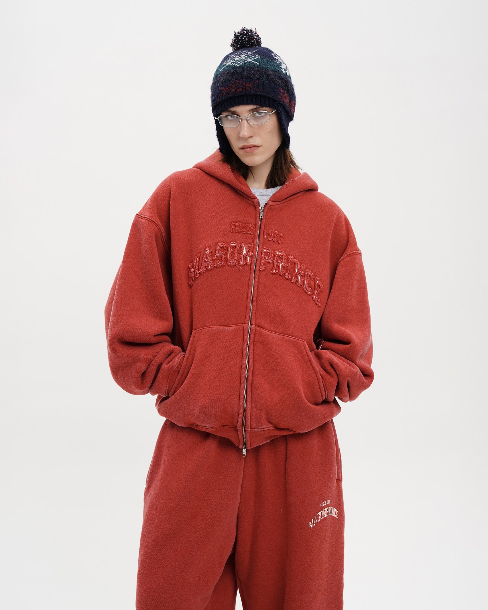 Yanze Washed Zip Hoodie