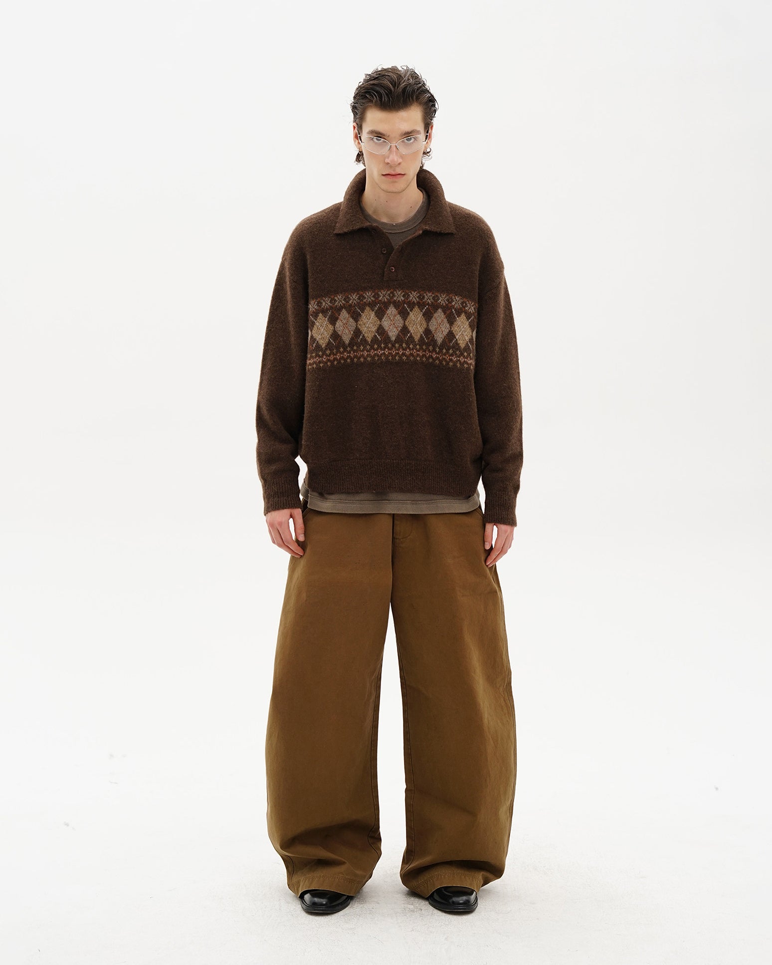 Argyle Isle Polo Knit