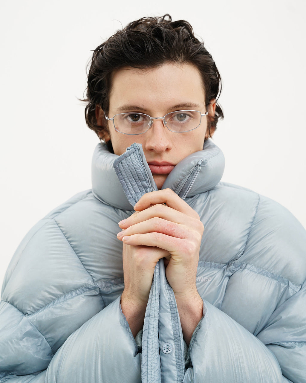Reflective Logo Down Puffer Jacket
