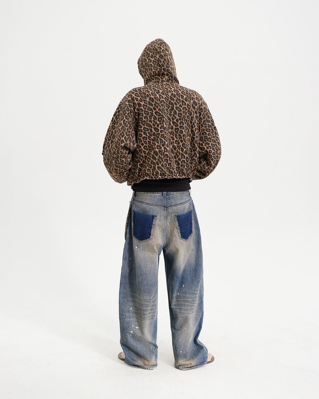 Reversible Leopard Hooded Jacket