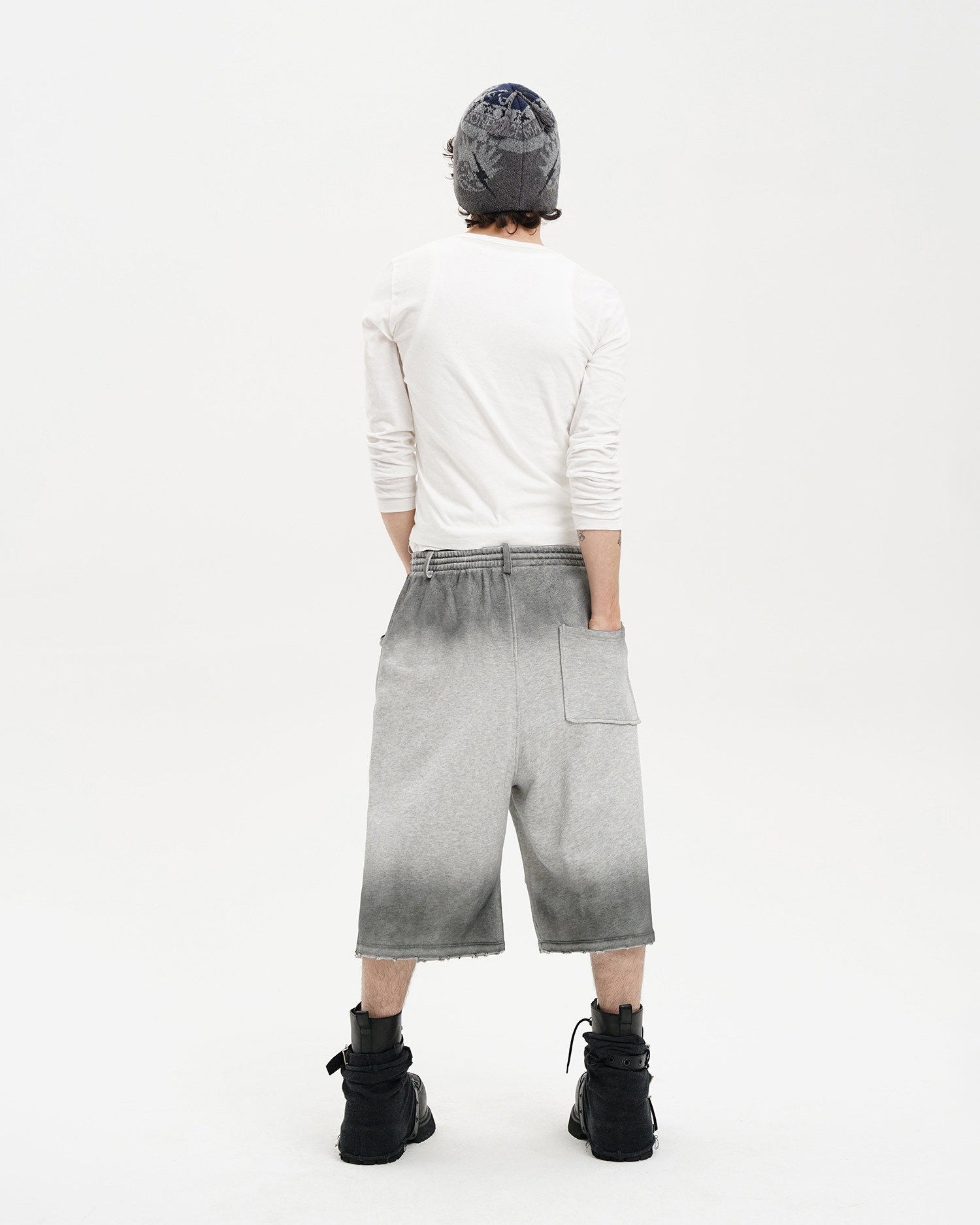 MP Washed Wide Cropped Sweat Shorts