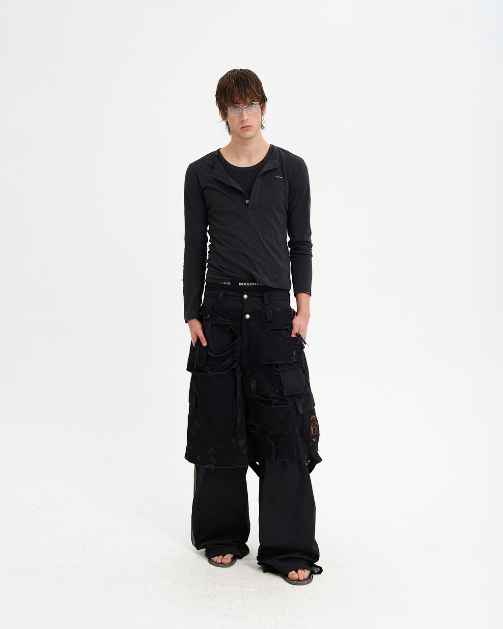 POLIZEI Layered Cargo Pants