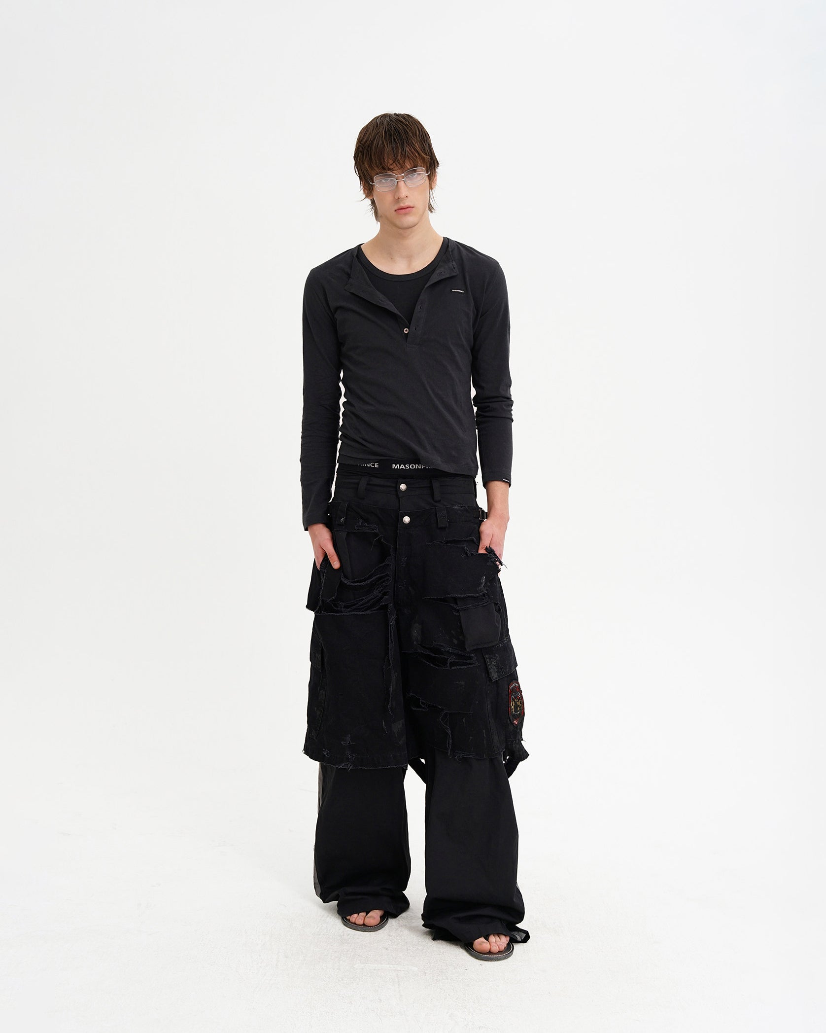 POLIZEI Layered Cargo Pants