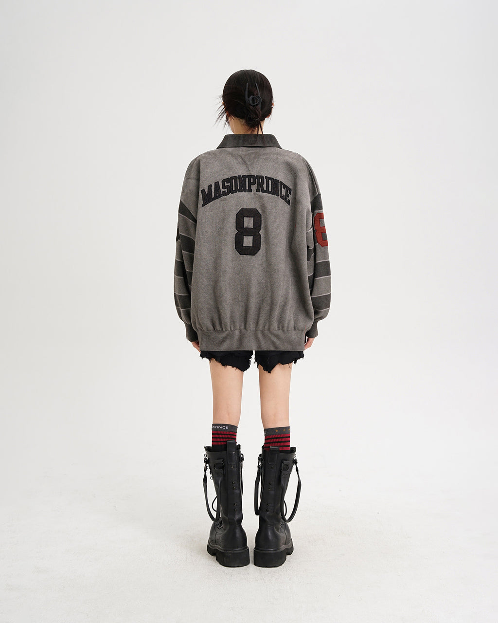 Sekizan Stripe Rugby Knit
