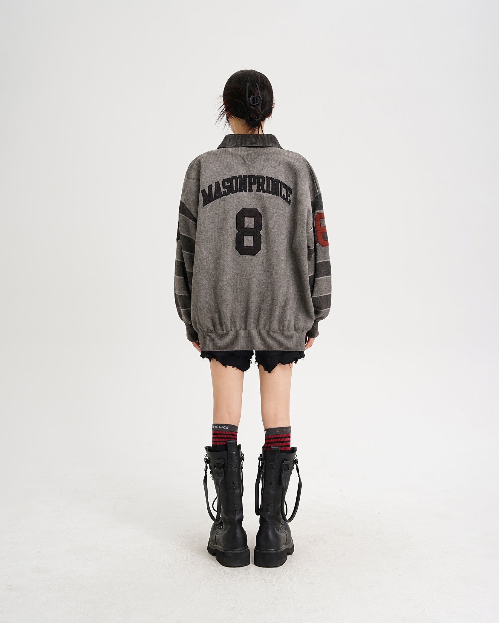 Sekizan Stripe Rugby Knit