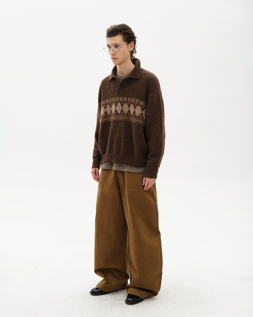 Argyle Isle Polo Knit