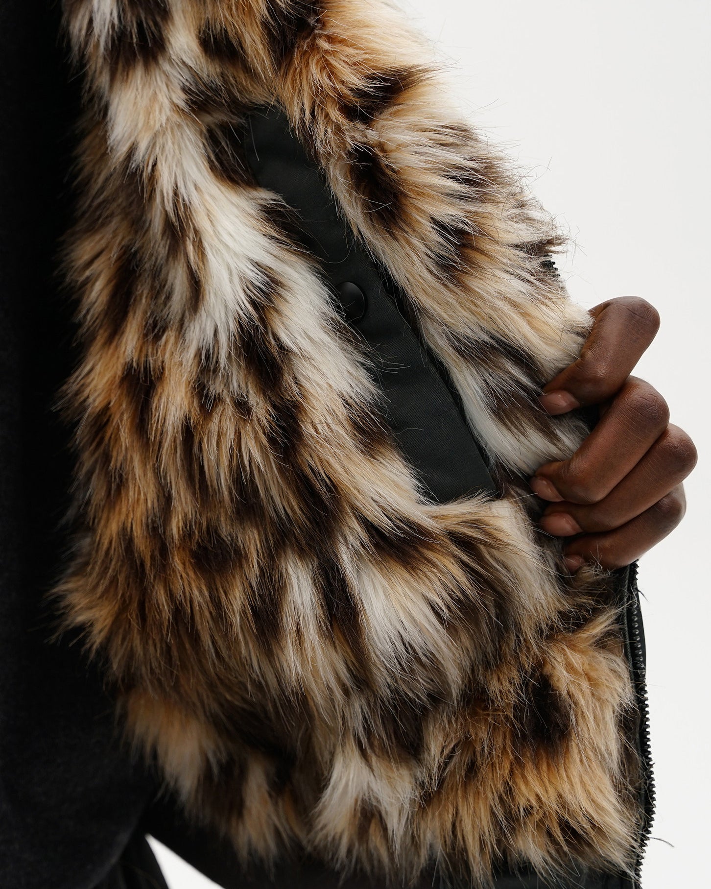 Yota Reversible Leopard Faux-Fur Bomber