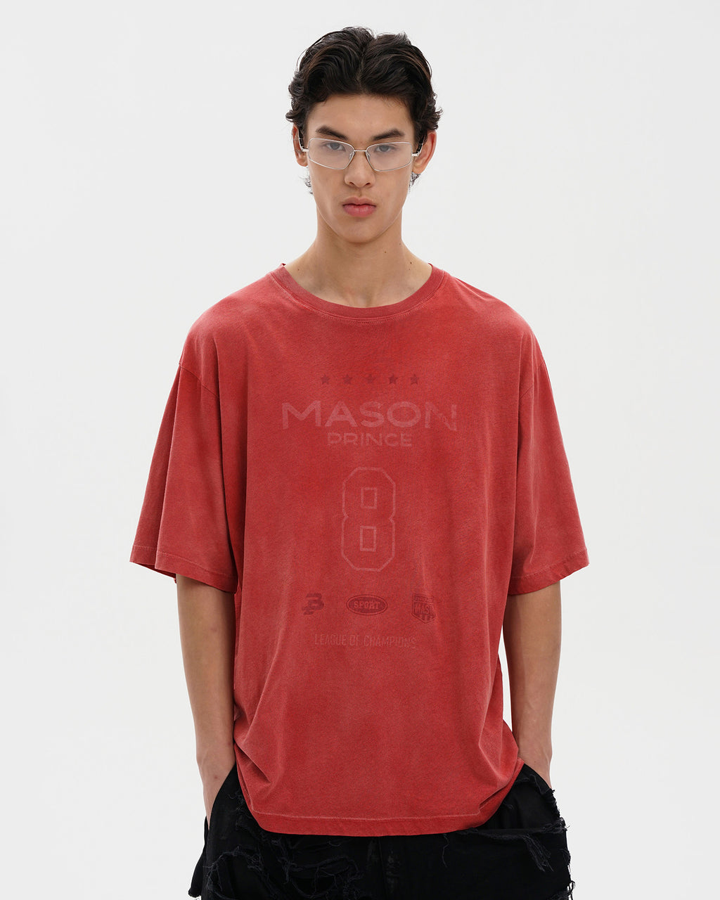 League Washed Oversize Tee-Shirt