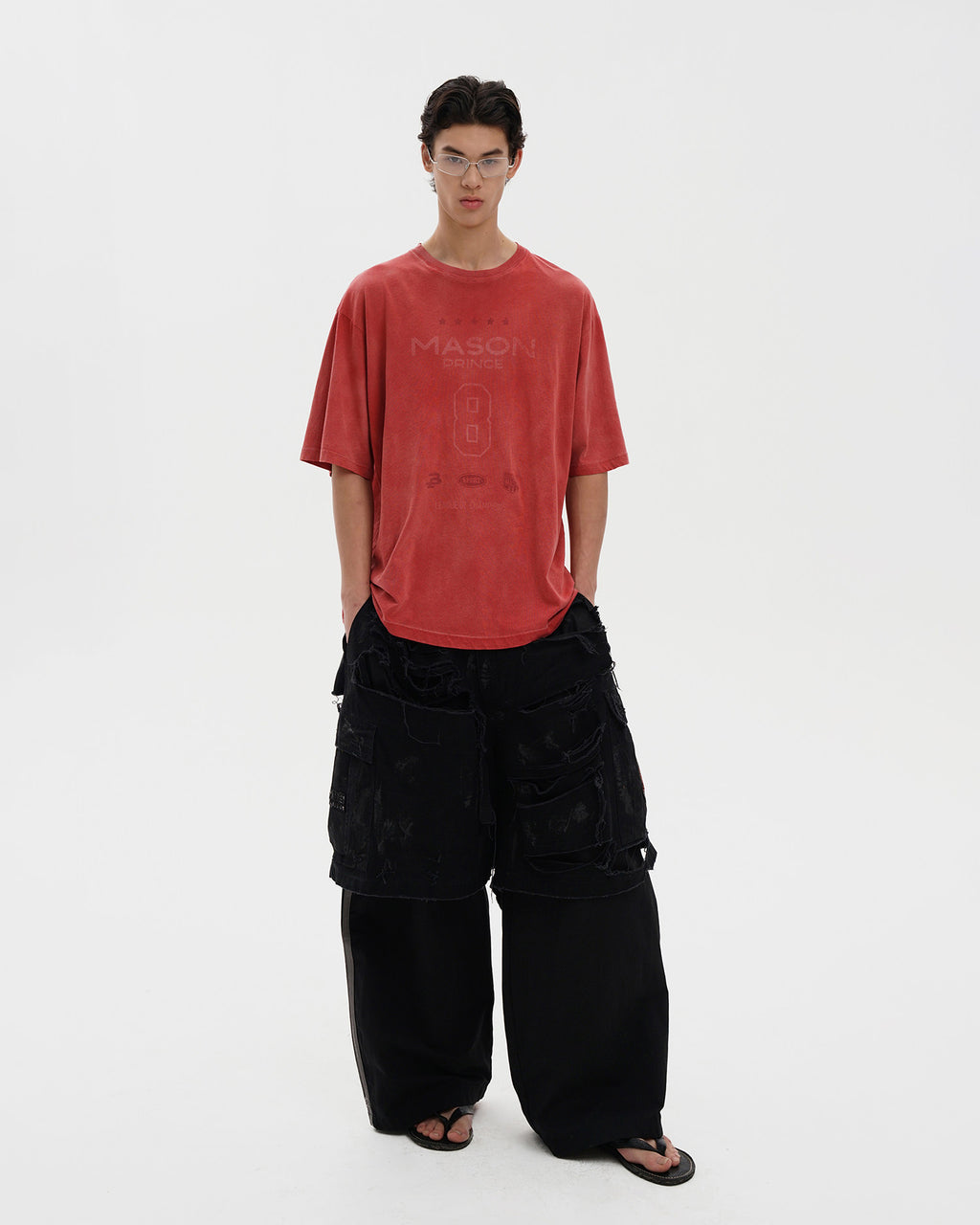 League Washed Oversize Tee-Shirt