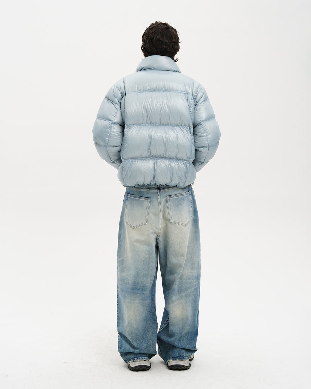 Reflective Logo Down Puffer Jacket