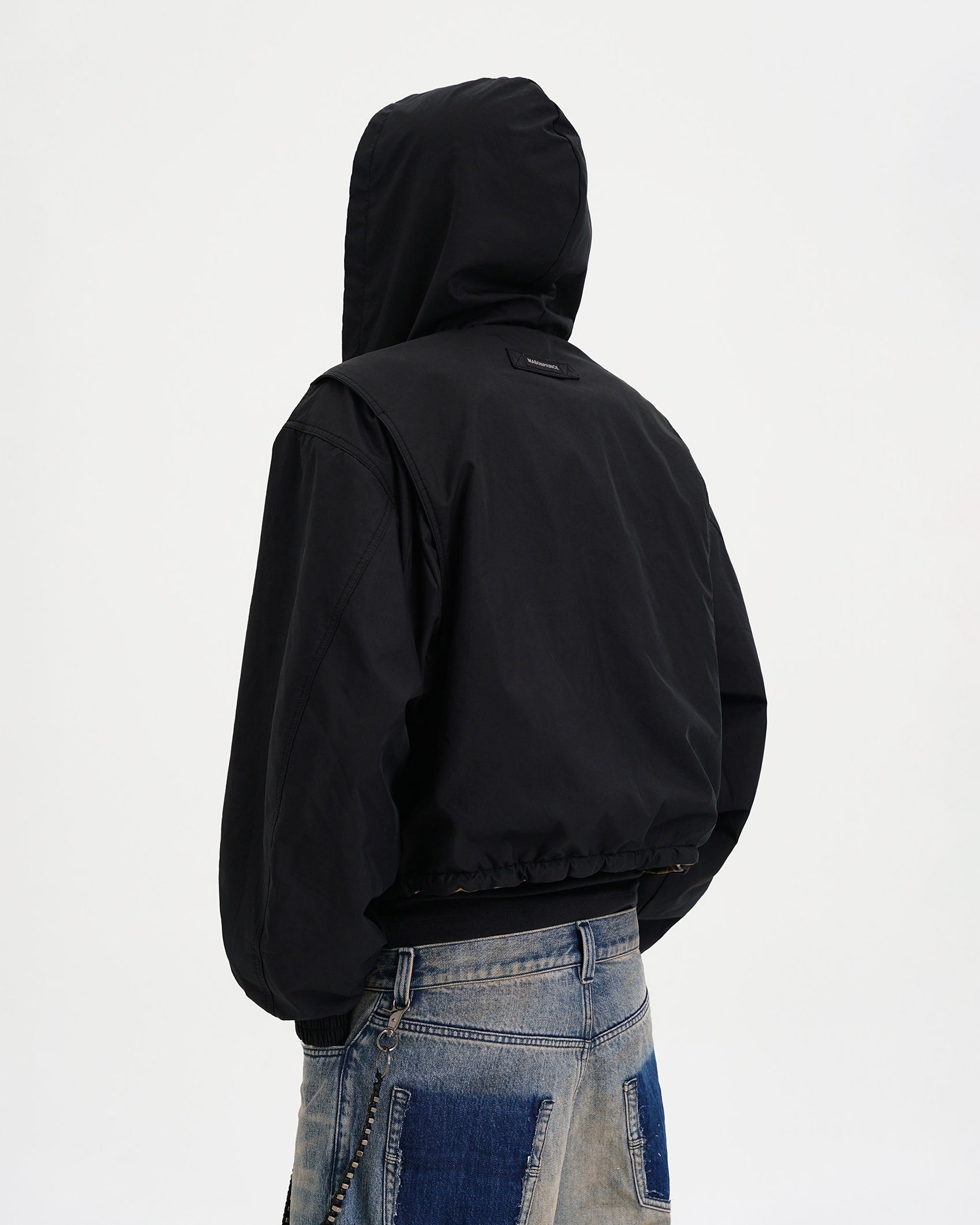 Reversible Leopard Hooded Jacket