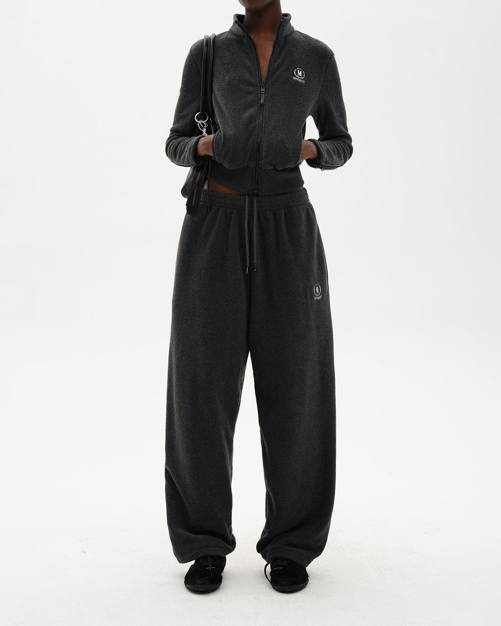 Panelled Anti-Static Fleece Sweatpants
