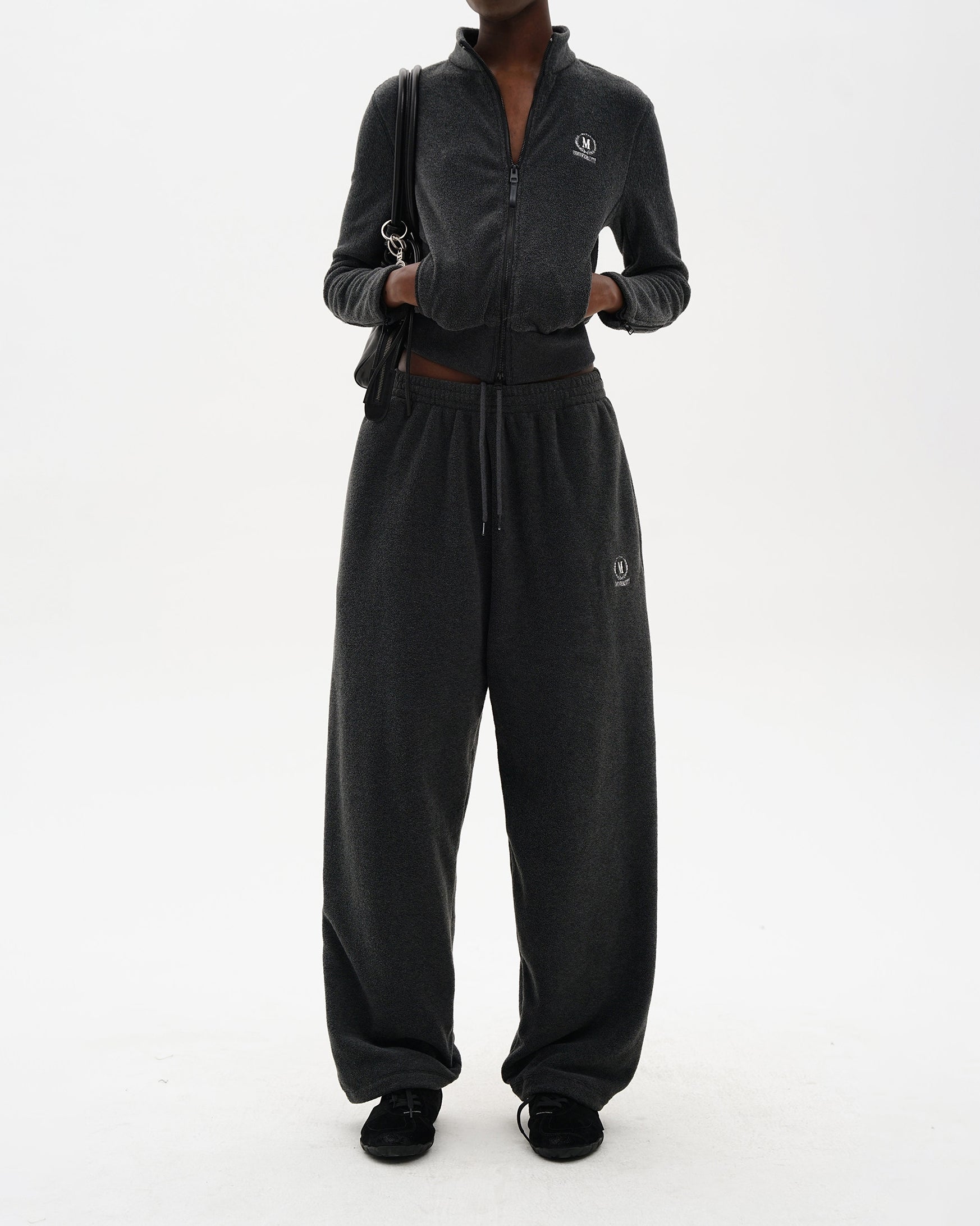 Panelled Anti-Static Fleece Sweatpants
