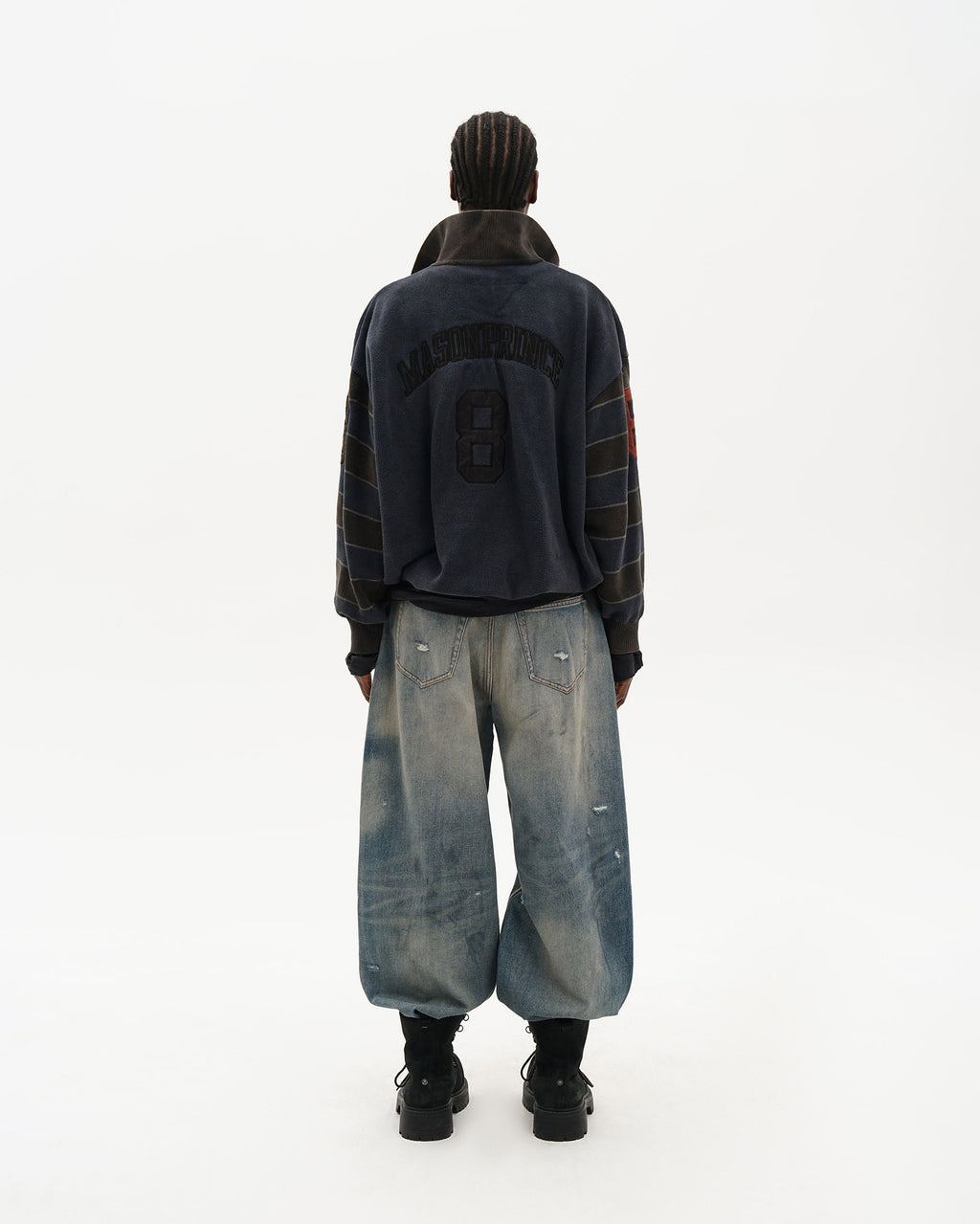 Sekizan Stripe Rugby Knit