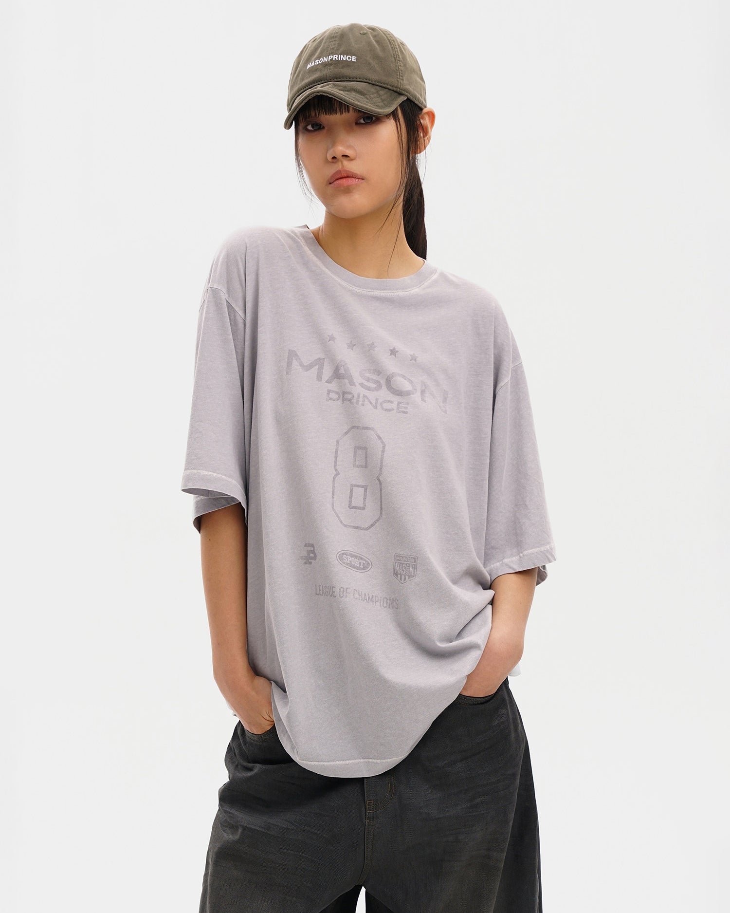 League Washed Oversize Tee-Shirt