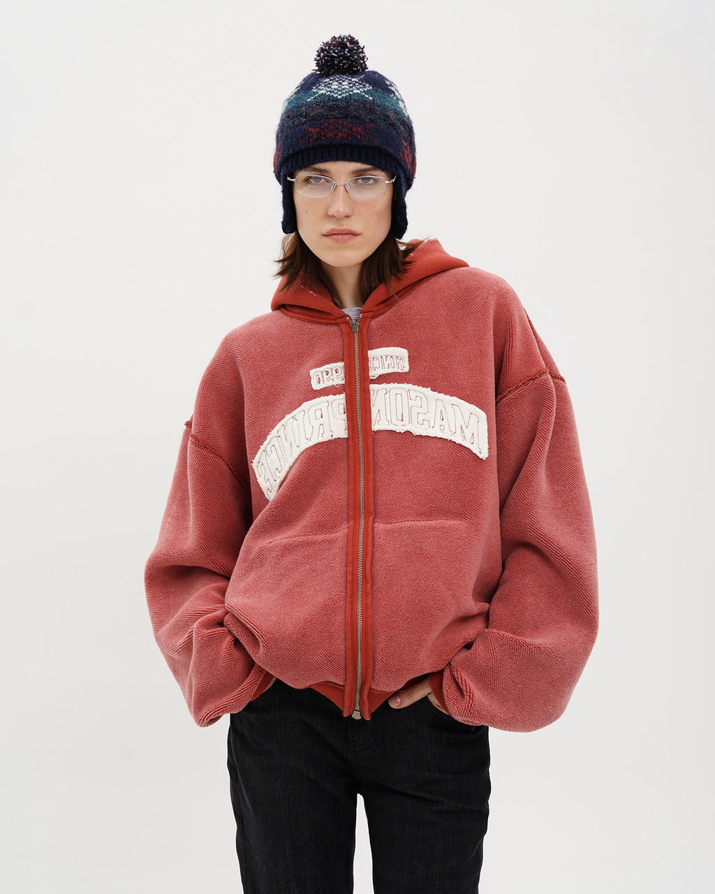 Yanze Washed Zip Hoodie