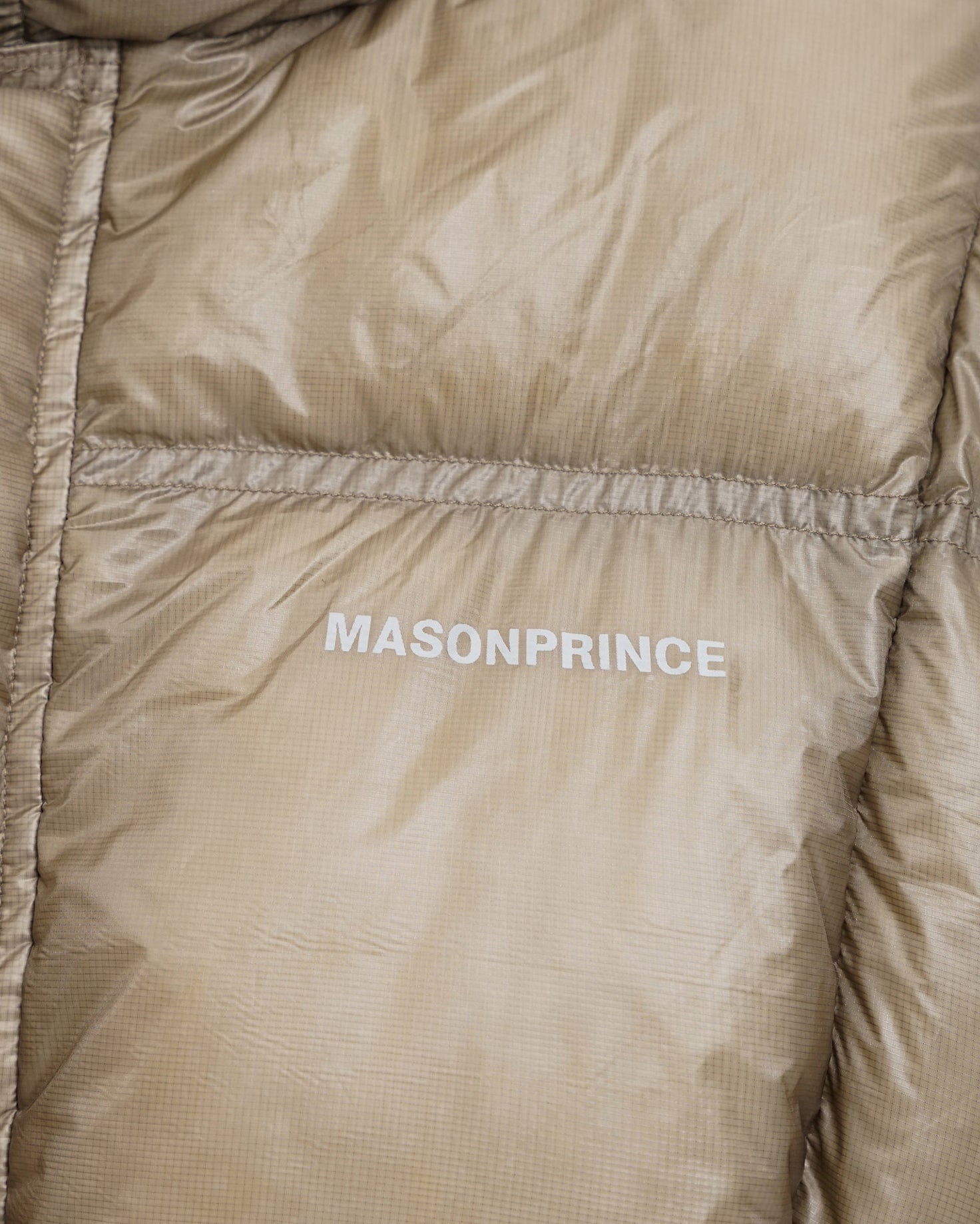 Reflective Logo Down Puffer Jacket