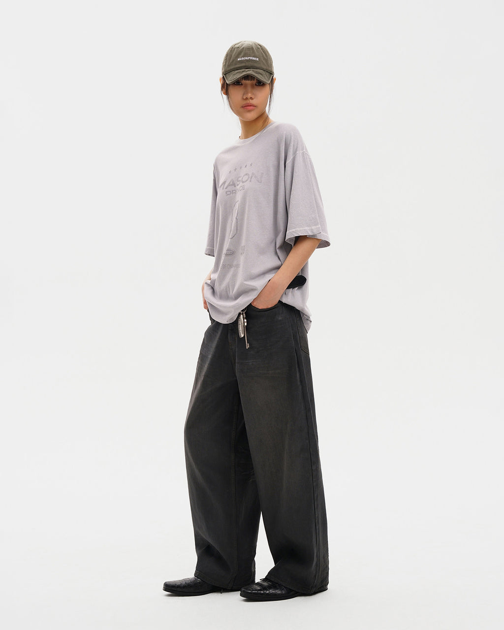 League Washed Oversize Tee-Shirt