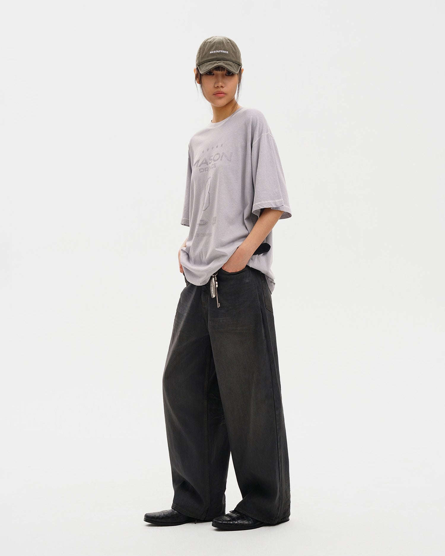 League Washed Oversize Tee-Shirt