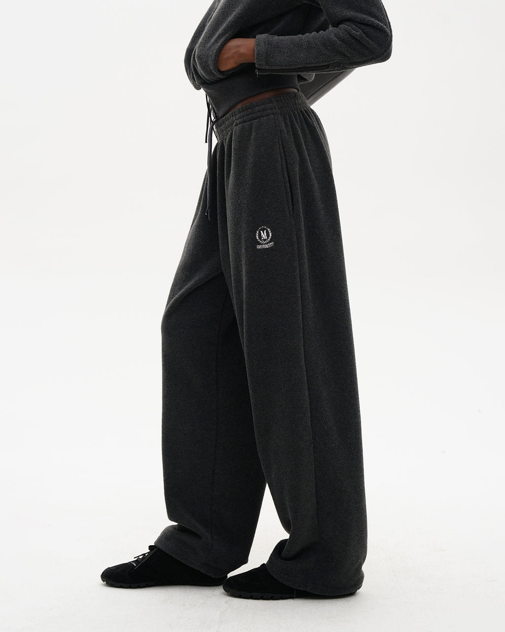 Panelled Anti-Static Fleece Sweatpants