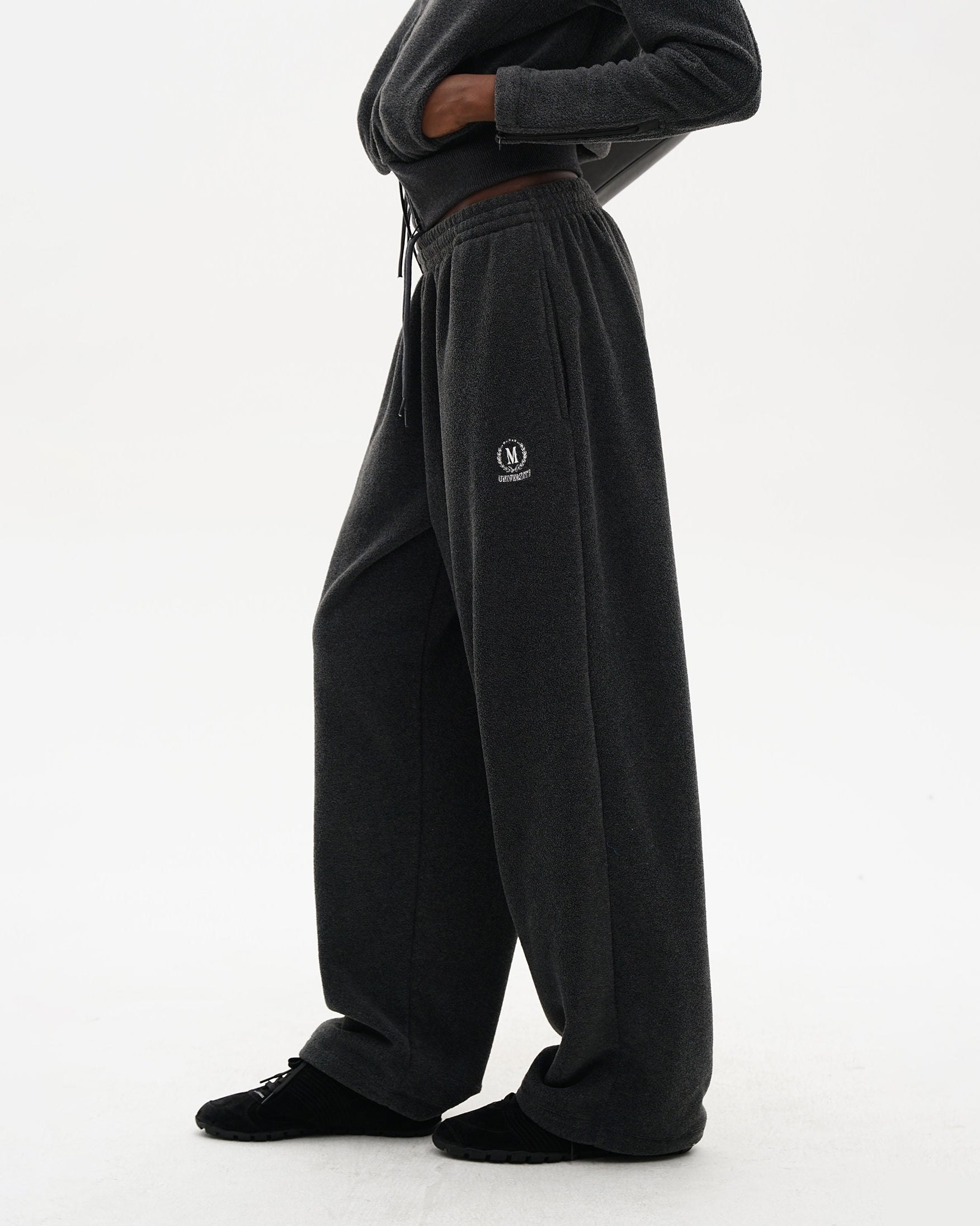 Panelled Anti-Static Fleece Sweatpants