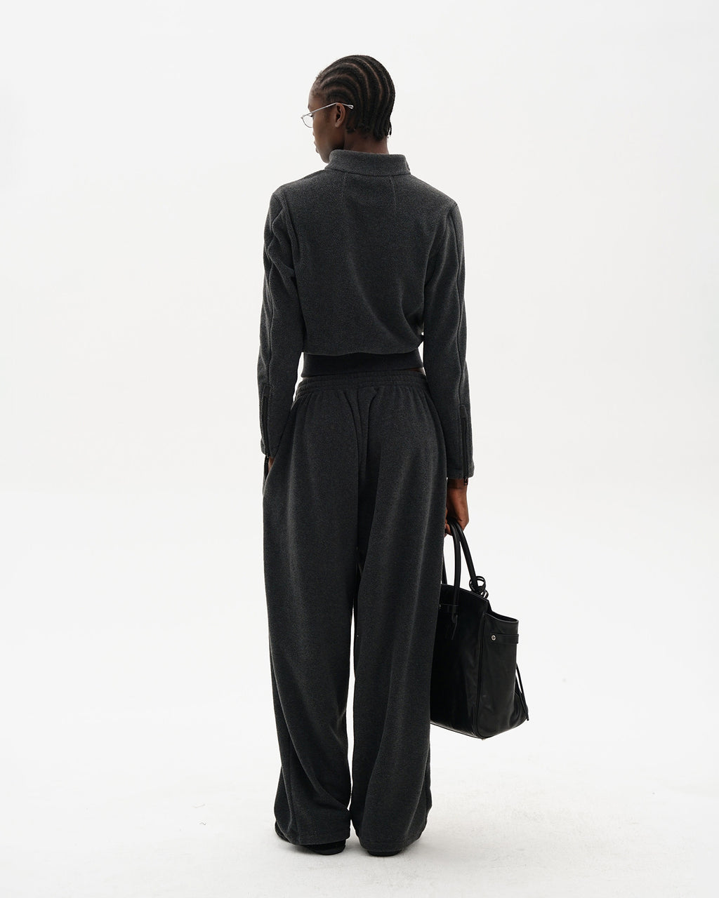 Panelled Anti-Static Fleece Sweatpants