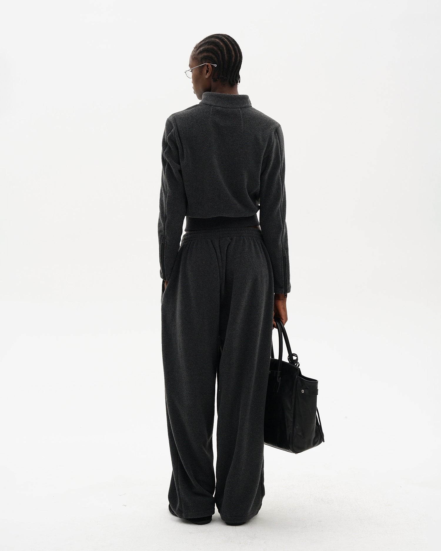 Panelled Anti-Static Fleece Track Jacket