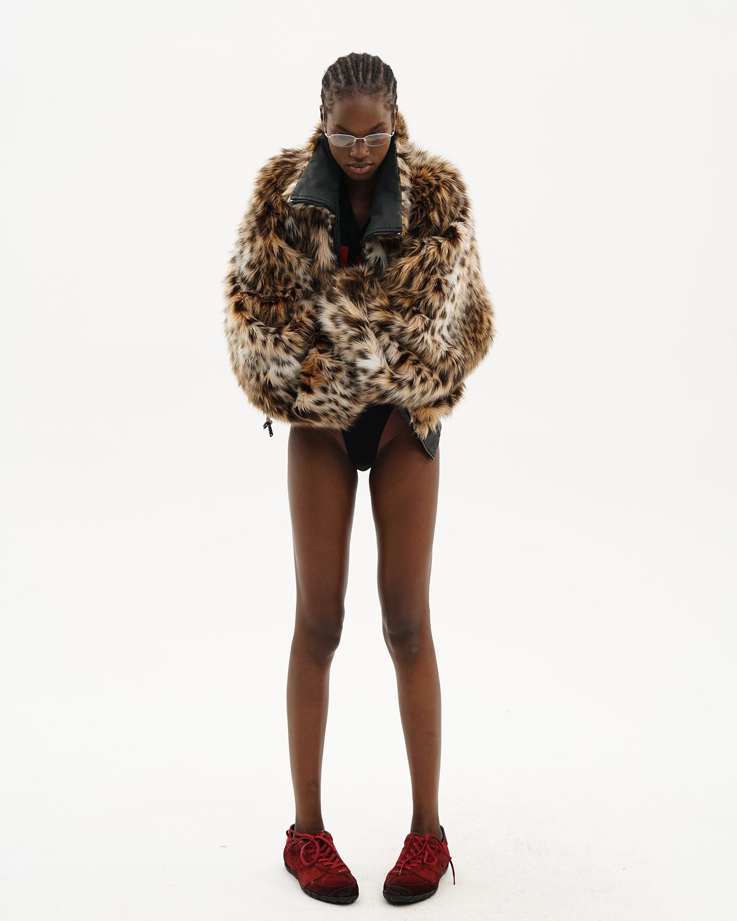 Yota Reversible Leopard Faux-Fur Bomber – Daichi Uto