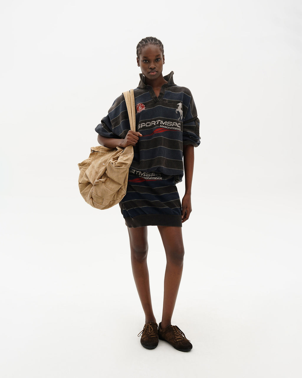 Sekizan Stripe Rugby Knit