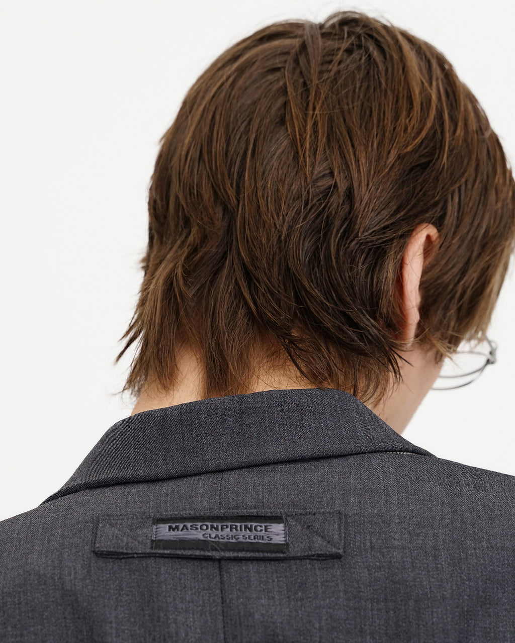 Double-Breasted Faux-Layer Blazer