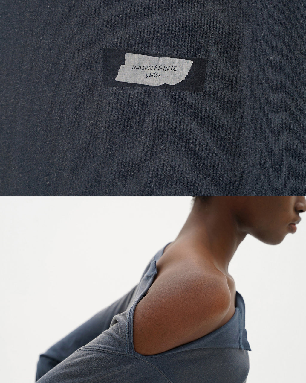 Organic Cotton Longsleeve Tee - Off Shoulder