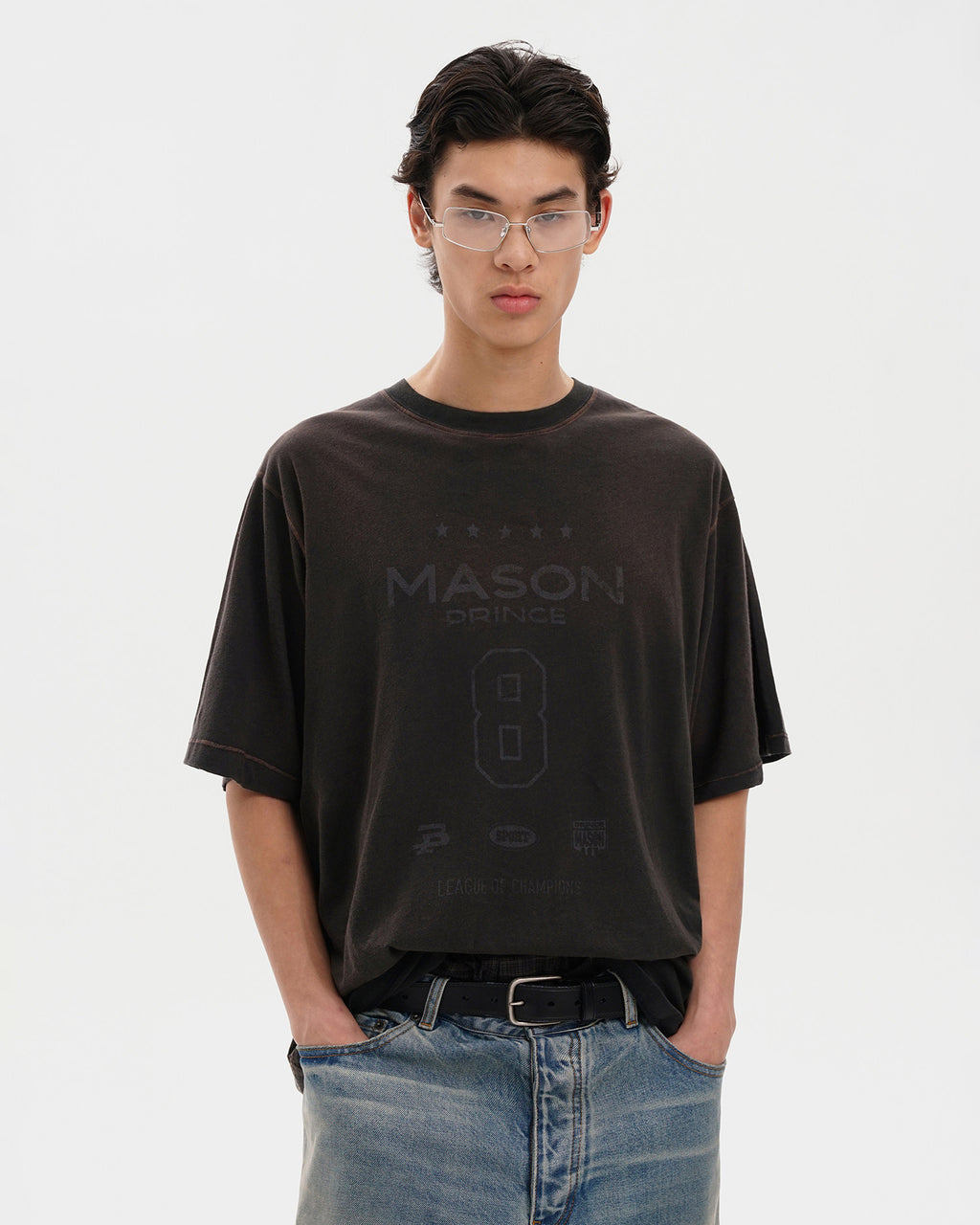 League Washed Oversize Tee-Shirt