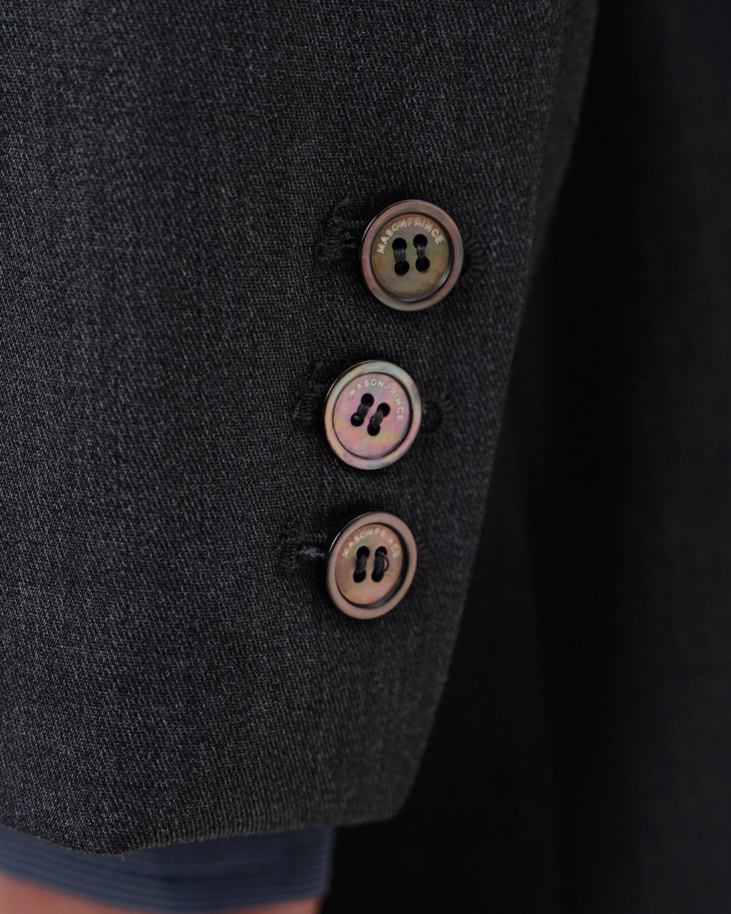 Double-Breasted Faux-Layer Blazer