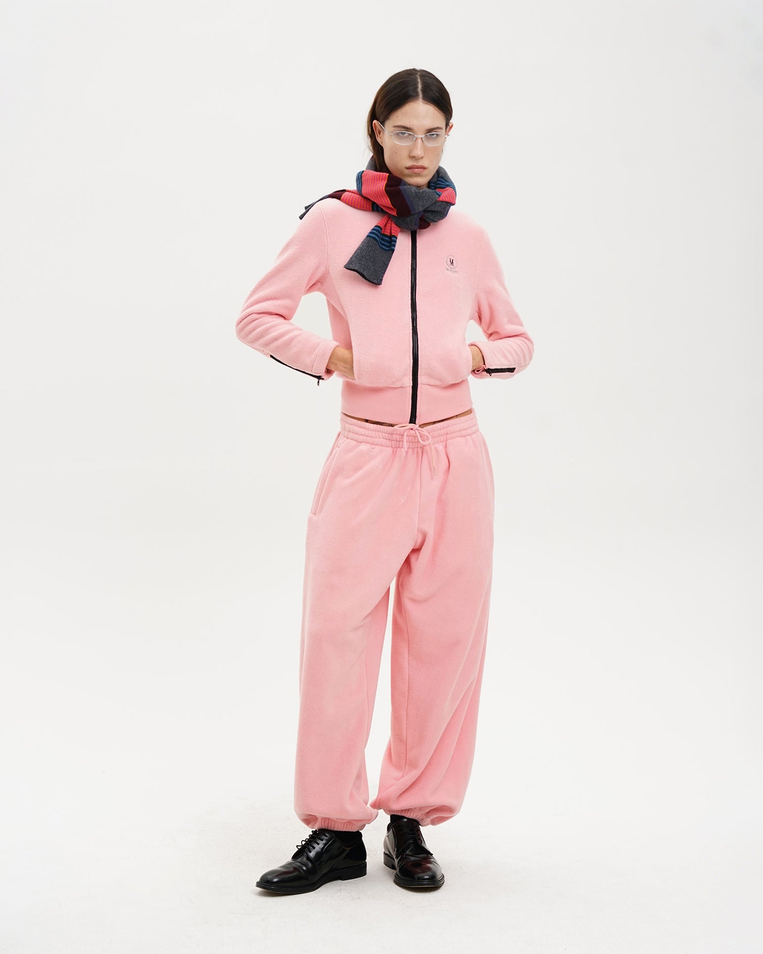 Panelled Anti-Static Fleece Track Jacket