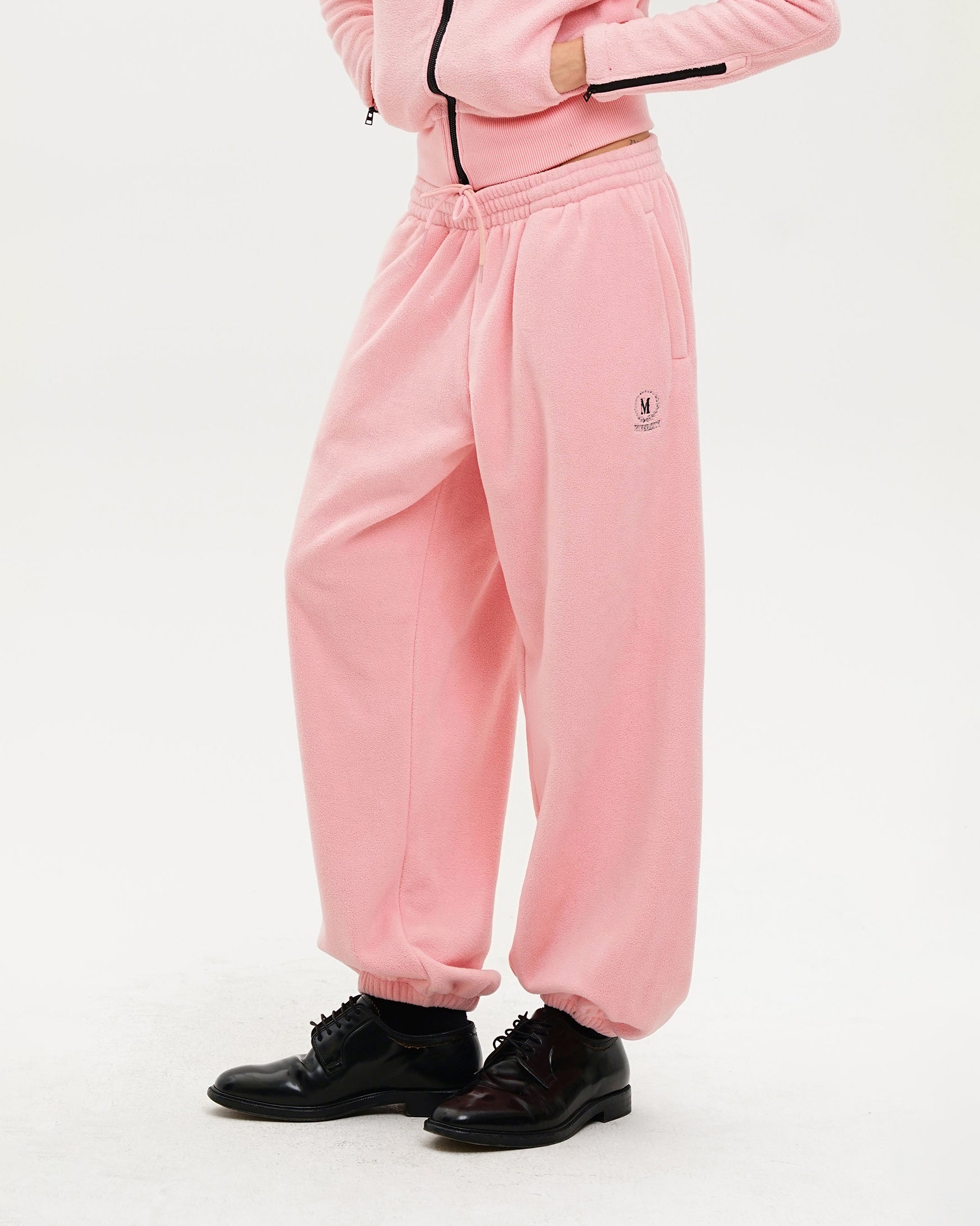 Panelled Anti-Static Fleece Sweatpants