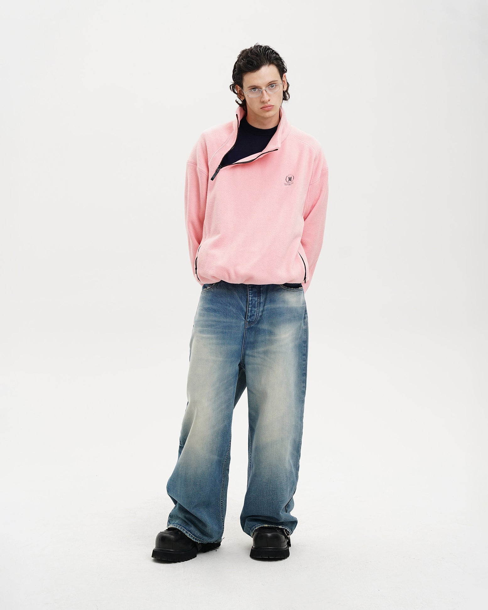 Panelled Anti-Static Fleece Track Jacket