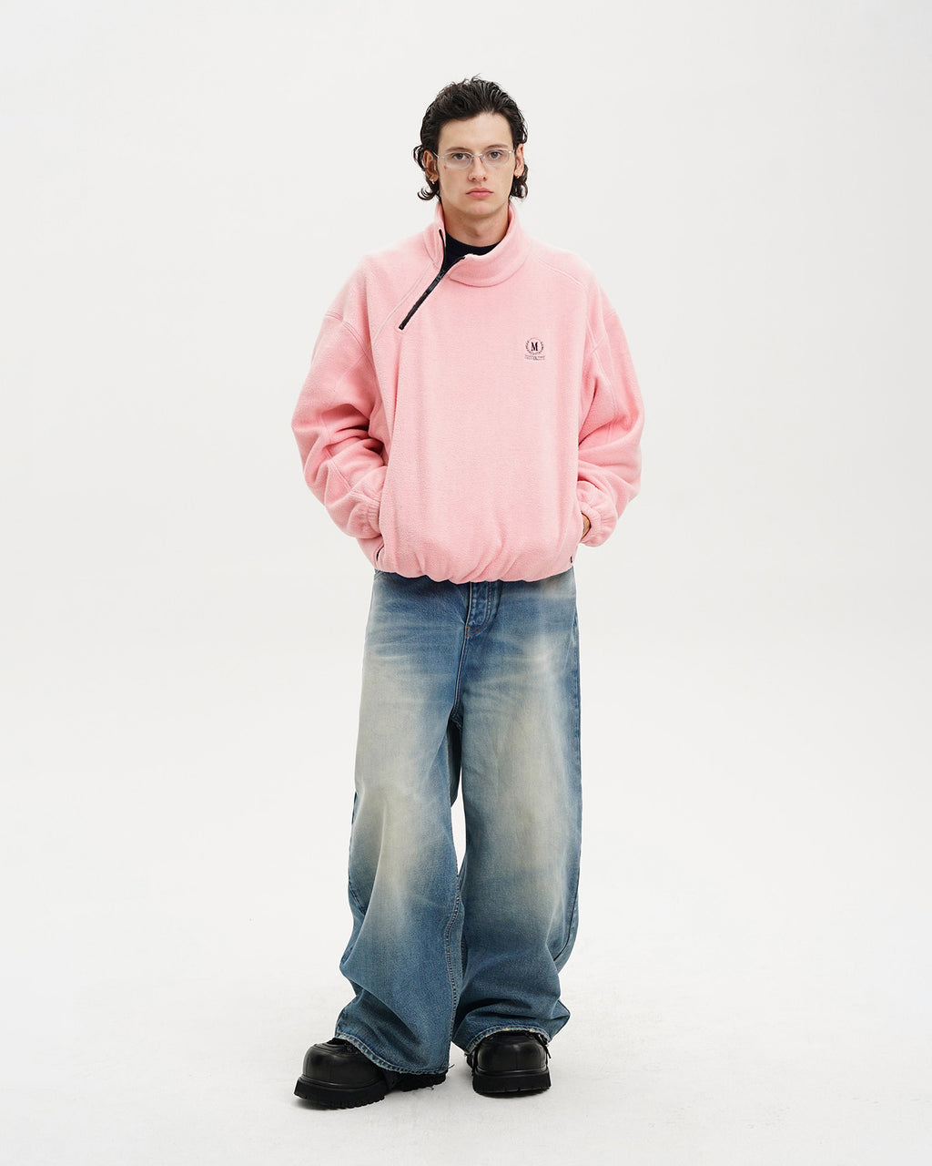 Panelled Anti-Static Fleece Track Jacket