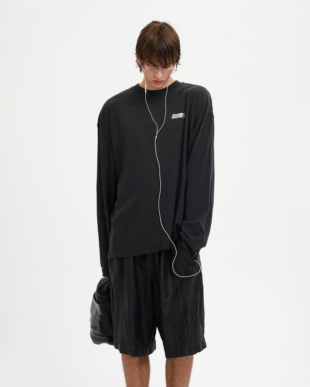 Organic Cotton Longsleeve Tee - Off Shoulder