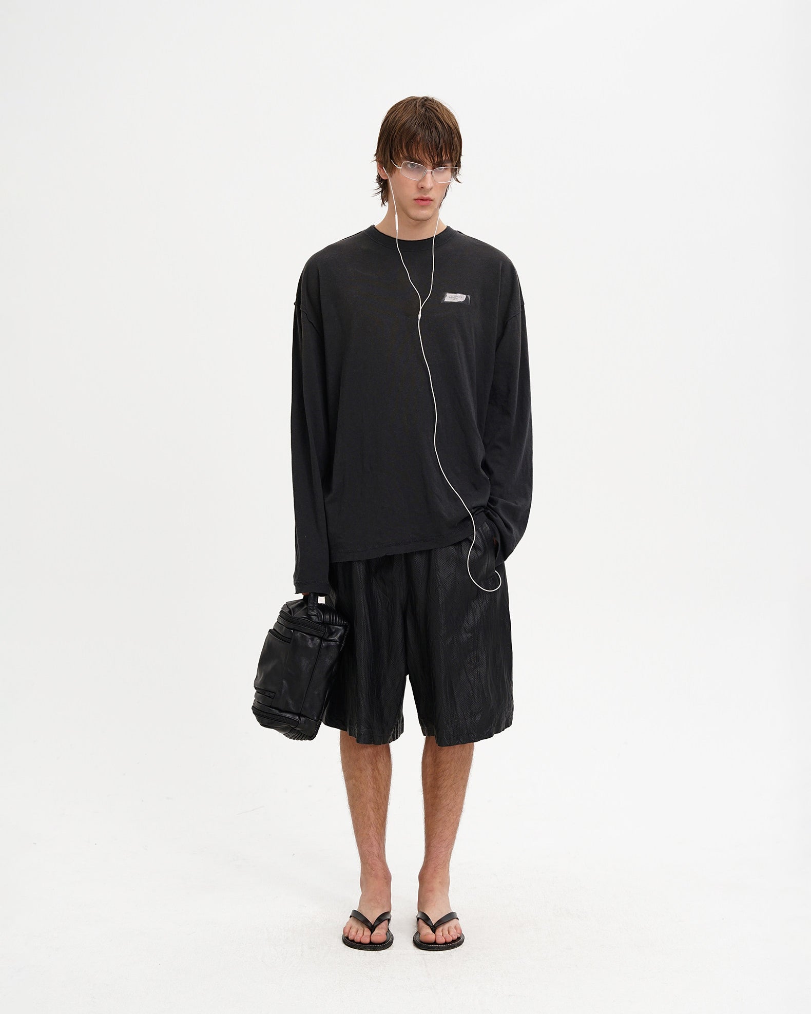 Organic Cotton Longsleeve Tee - Off Shoulder